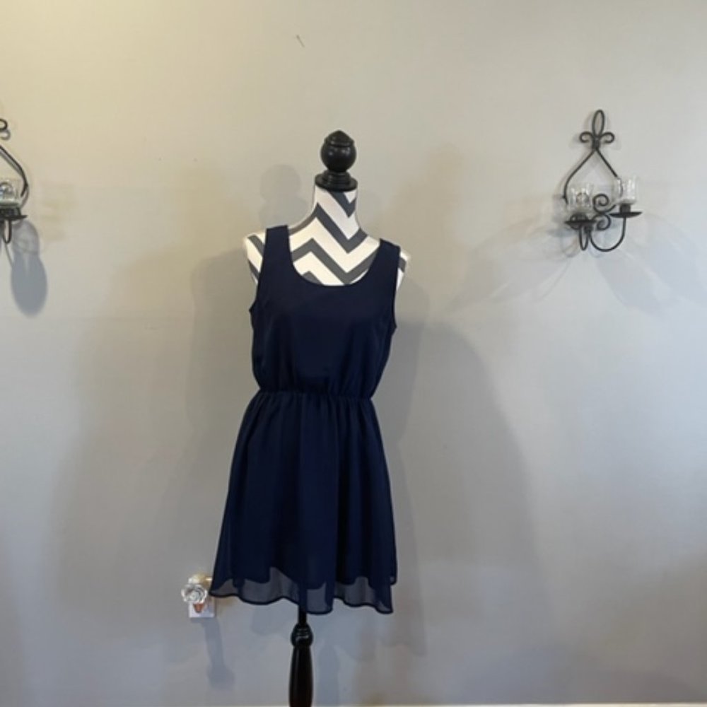 Navy Juniors Dress